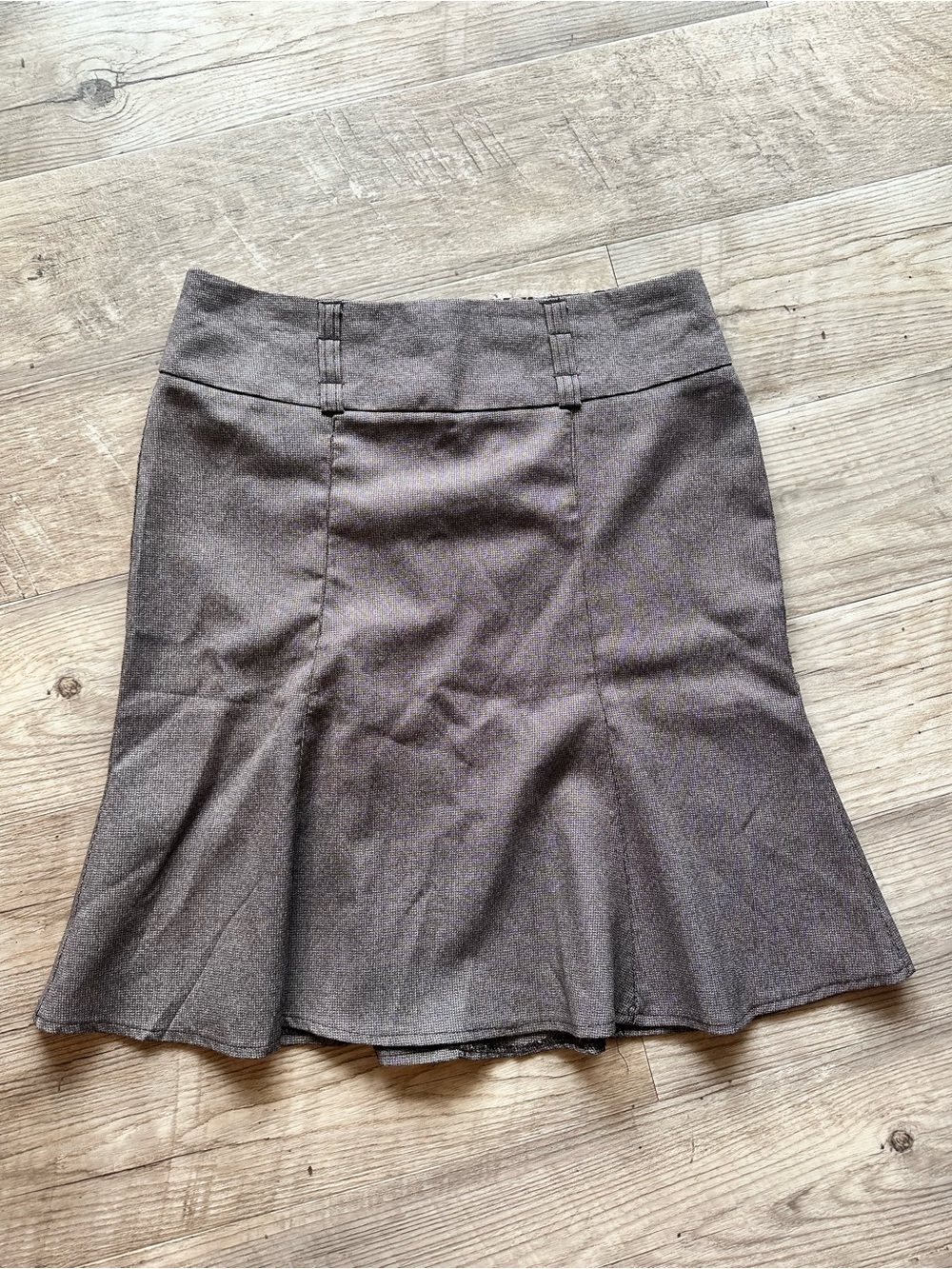 Maurices Chocolate Brown A-Line Flared Skirt